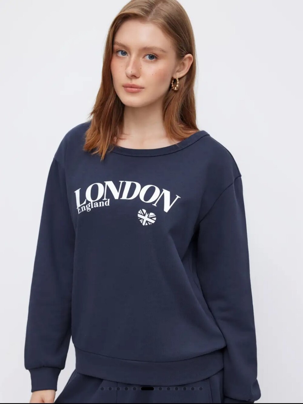 Cider London England Graphic Terry Oversized Sweatshirt